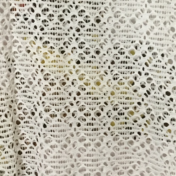 Alexa and Stella Open Knit Sleeveless Lightweight White, NWT Swim Suit Cover-Up - Picture 7 of 7